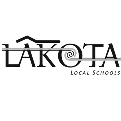 Lakota Local Schools logo with the word ‘Lakota’ in stylized lettering above ‘Local Schools.