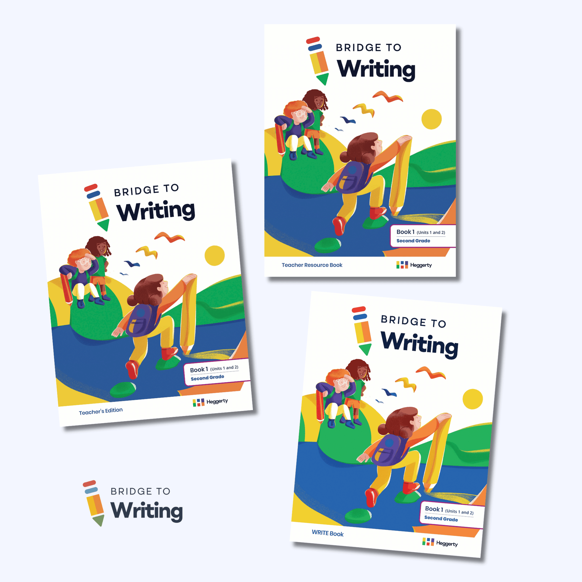 Bridge to Writing Second Grade Teacher's Edition, Teacher Resource Book, and WRITE Book, Book 1 Units 1 and 2