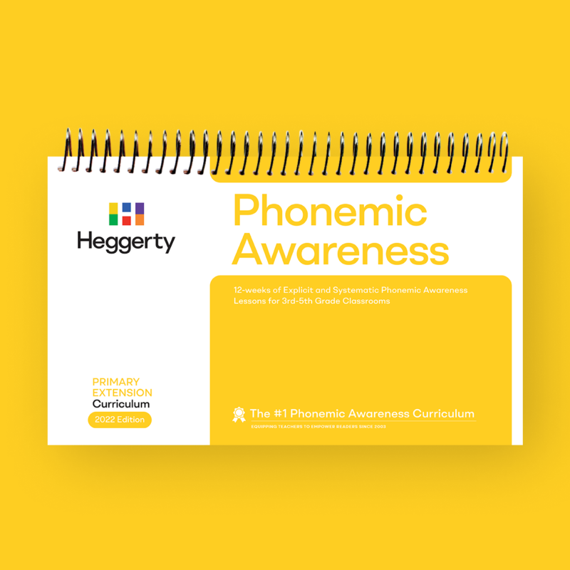 Heggerty Phonemic Awareness Curriculum | Primary Extension Print