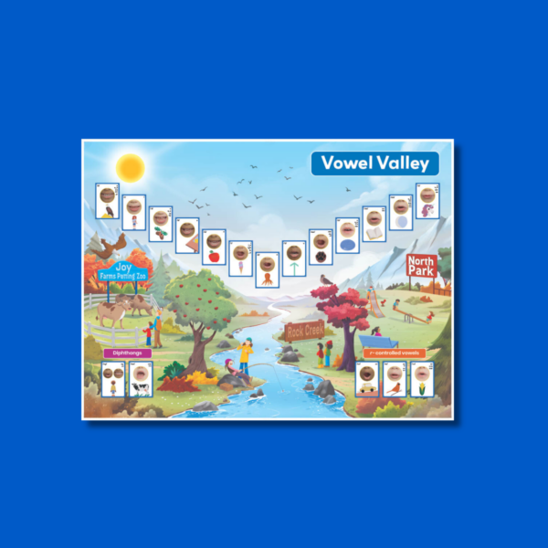 Bridge to Reading Vowel Valley Poster